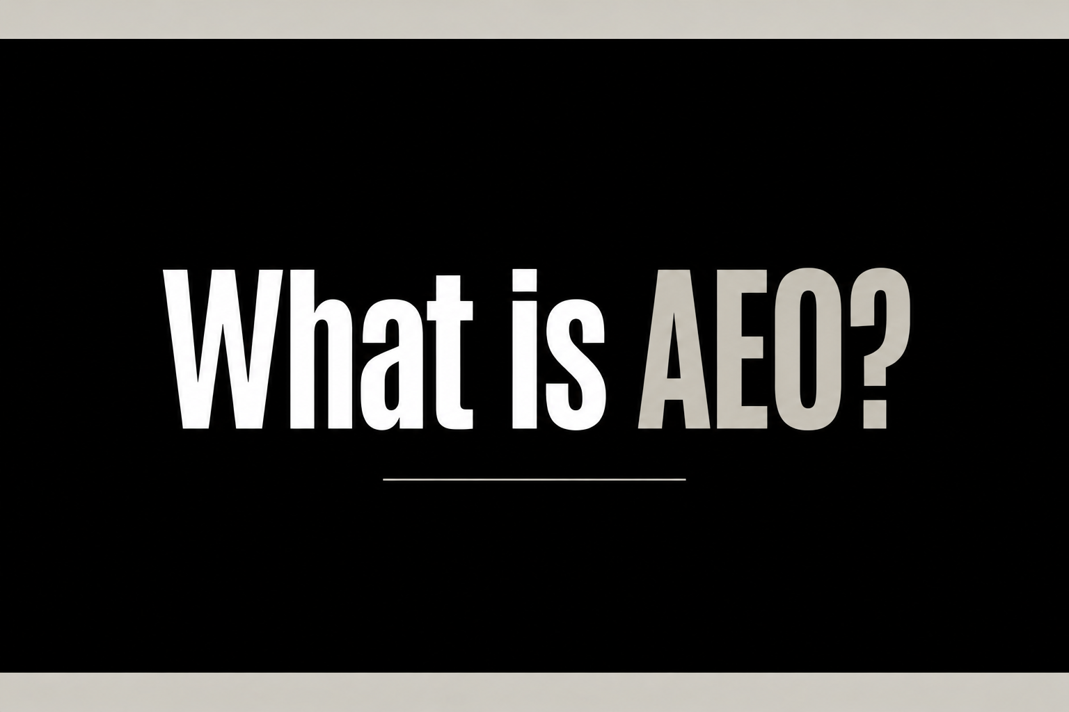 What Is Answer Engine Optimization? A Plain-English Guide for Founders